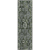 Piper Looms Mayfield Damask AMF821 Olive Machine Washable Area Rug Runner Main Image