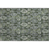 Piper Looms Mayfield Damask AMF821 Olive Machine Washable Area Rug Scatter Main Image