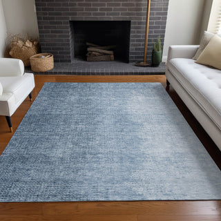 Piper Looms Mayfield Modern AMF822 Blue Machine Washable Area Rug Lifestyle Image Feature