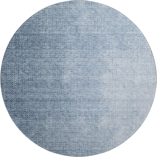 Piper Looms Mayfield Modern AMF822 Blue Machine Washable Area Rug Round Main Image