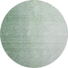 Piper Looms Mayfield Modern AMF822 Green Machine Washable Area Rug Round Main Image