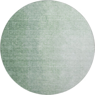 Piper Looms Mayfield Modern AMF822 Green Machine Washable Area Rug Round Main Image