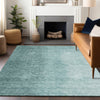Piper Looms Mayfield Modern AMF822 Teal Machine Washable Area Rug Lifestyle Image Feature