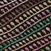 Piper Looms Mayfield Stripes AMF823 Black Machine Washable Area Rug Swatch Image