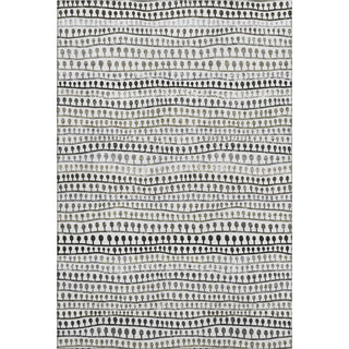 Piper Looms Mayfield Stripes AMF823 Ivory Machine Washable Area Rug main image