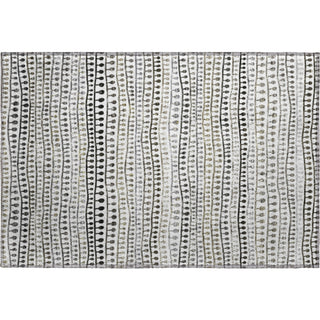 Piper Looms Mayfield Stripes AMF823 Ivory Machine Washable Area Rug Scatter Main Image