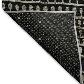 Piper Looms Mayfield Stripes AMF823 Taupe Machine Washable Area Rug Backing Image