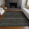 Piper Looms Mayfield Stripes AMF823 Taupe Machine Washable Area Rug Lifestyle Image Feature