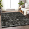 Piper Looms Mayfield Stripes AMF823 Taupe Machine Washable Area Rug Lifestyle Image Feature