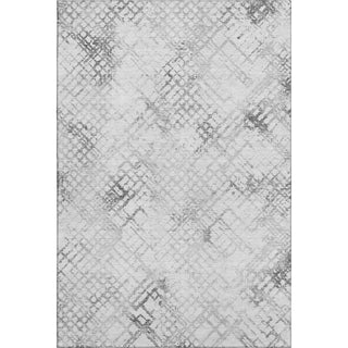 Piper Looms Mayfield Squares AMF824 Gray Machine Washable Area Rug main image