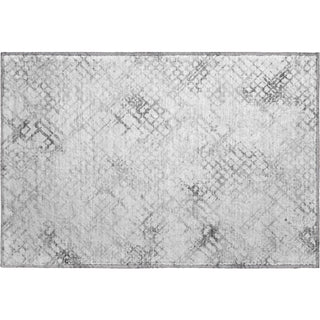 Piper Looms Mayfield Squares AMF824 Gray Machine Washable Area Rug Scatter Main Image