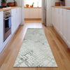 Piper Looms Mayfield Squares AMF824 Green Machine Washable Area Rug Runner Lifestyle Image Feature