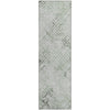 Piper Looms Mayfield Squares AMF824 Green Machine Washable Area Rug Runner Main Image