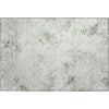 Piper Looms Mayfield Squares AMF824 Green Machine Washable Area Rug Scatter Main Image