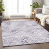 Piper Looms Mayfield Squares AMF824 Purple Machine Washable Area Rug Lifestyle Image Feature