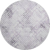 Piper Looms Mayfield Squares AMF824 Purple Machine Washable Area Rug Round Main Image