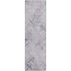 Piper Looms Mayfield Squares AMF824 Purple Machine Washable Area Rug Runner Main Image