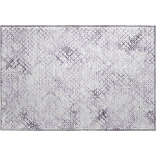 Piper Looms Mayfield Squares AMF824 Purple Machine Washable Area Rug Scatter Main Image