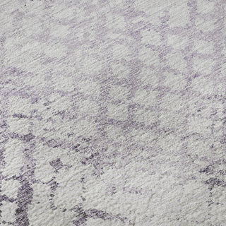 Piper Looms Mayfield Squares AMF824 Purple Machine Washable Area Rug Swatch Image