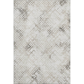 Piper Looms Mayfield Squares AMF824 Taupe Machine Washable Area Rug main image