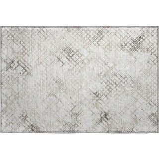 Piper Looms Mayfield Squares AMF824 Taupe Machine Washable Area Rug Scatter Main Image