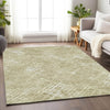 Piper Looms Mayfield Squares AMF825 Beige Machine Washable Area Rug Lifestyle Image Feature