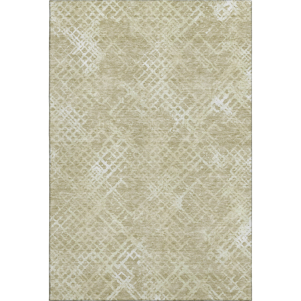 Piper Looms Mayfield Squares AMF825 Beige Machine Washable Area Rug main image