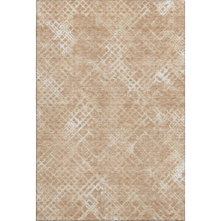 Piper Looms Mayfield Squares AMF825 Coral Machine Washable Area Rug main image