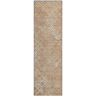 Piper Looms Mayfield Squares AMF825 Coral Machine Washable Area Rug Runner Main Image