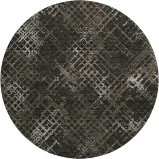 Piper Looms Mayfield Squares AMF825 Fudge Machine Washable Area Rug Round Main Image