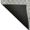 Piper Looms Mayfield Squares AMF825 Gray Machine Washable Area Rug Backing Image