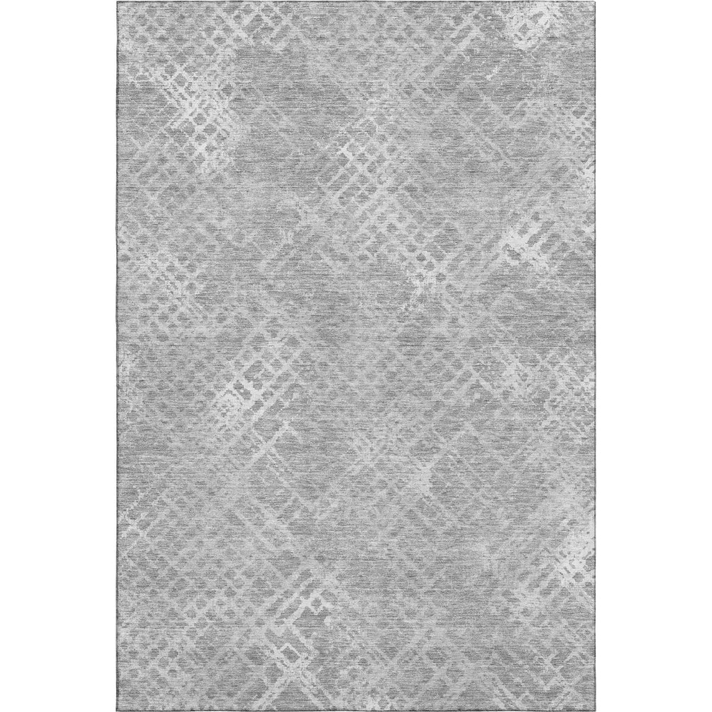 Piper Looms Mayfield Squares AMF825 Gray Machine Washable Area Rug main image