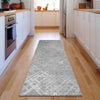 Piper Looms Mayfield Squares AMF825 Gray Machine Washable Area Rug Runner Lifestyle Image Feature