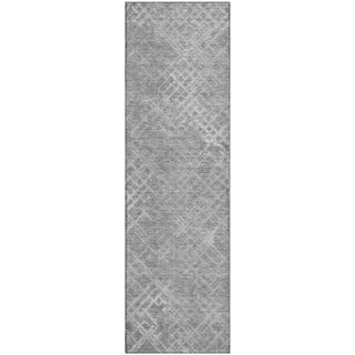 Piper Looms Mayfield Squares AMF825 Gray Machine Washable Area Rug Runner Main Image