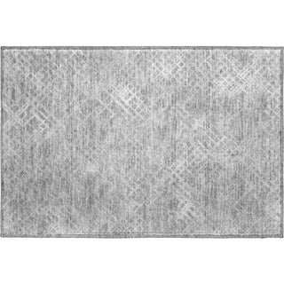 Piper Looms Mayfield Squares AMF825 Gray Machine Washable Area Rug Scatter Main Image