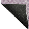 Piper Looms Mayfield Squares AMF825 Lavender Machine Washable Area Rug Backing Image