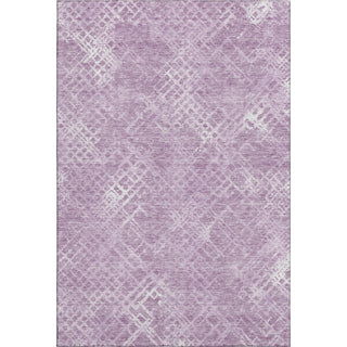 Piper Looms Mayfield Squares AMF825 Lavender Machine Washable Area Rug main image