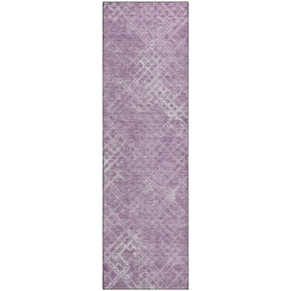 Piper Looms Mayfield Squares AMF825 Lavender Machine Washable Area Rug Runner Main Image