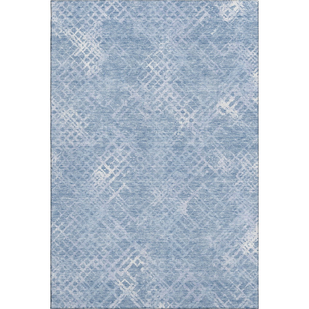 Piper Looms Mayfield Squares AMF825 Sky Machine Washable Area Rug main image