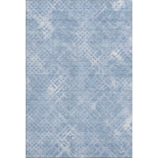 Piper Looms Mayfield Squares AMF825 Sky Machine Washable Area Rug main image