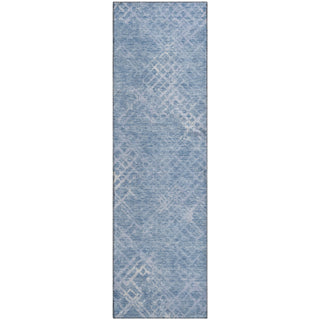 Piper Looms Mayfield Squares AMF825 Sky Machine Washable Area Rug Runner Main Image