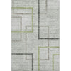 Piper Looms Mayfield Geometric AMF826 Green Machine Washable Area Rug main image