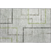 Piper Looms Mayfield Geometric AMF826 Green Machine Washable Area Rug Scatter Main Image