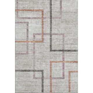 Piper Looms Mayfield Geometric AMF826 Taupe Machine Washable Area Rug main image