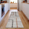 Piper Looms Mayfield Geometric AMF826 Taupe Machine Washable Area Rug Runner Lifestyle Image Feature