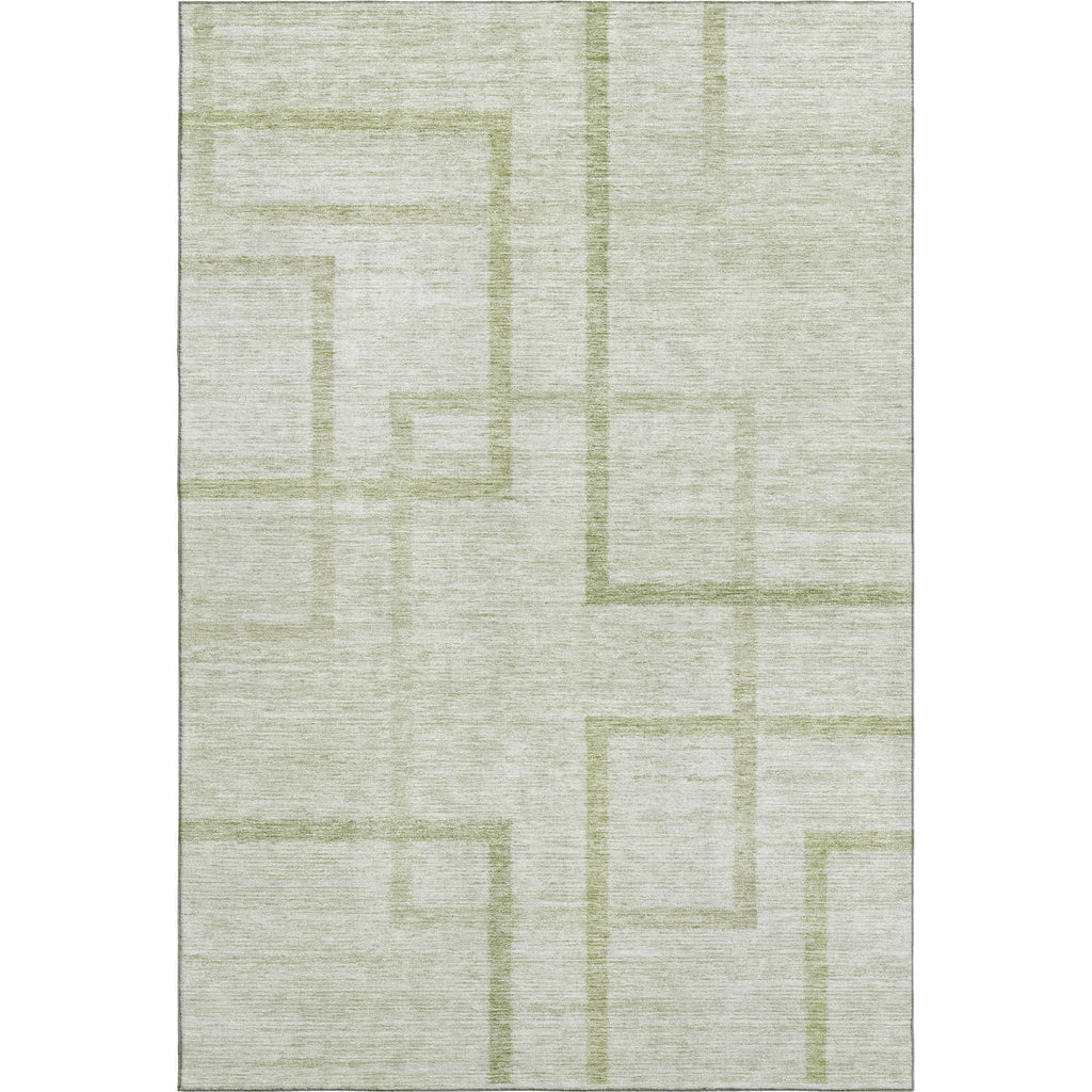 Piper Looms Mayfield Geometric AMF827 Aloe Machine Washable Area Rug main image