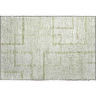Piper Looms Mayfield Geometric AMF827 Aloe Machine Washable Area Rug Scatter Main Image