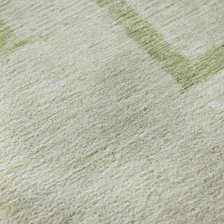 Piper Looms Mayfield Geometric AMF827 Aloe Machine Washable Area Rug Swatch Image