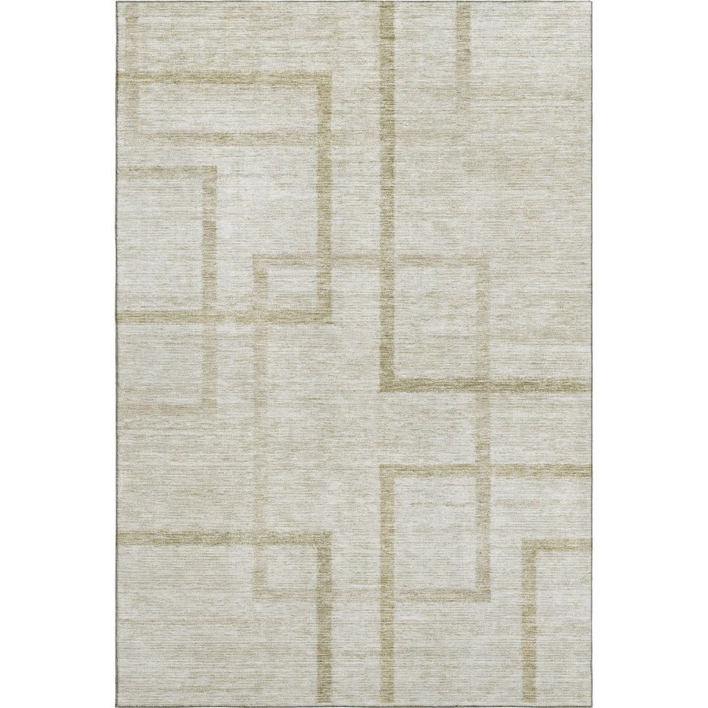 Piper Looms Mayfield Geometric AMF827 Beige Machine Washable Area Rug main image