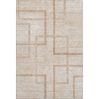 Piper Looms Mayfield Geometric AMF827 Coral Machine Washable Area Rug main image